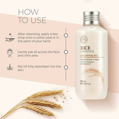 The Face Shop Rice & Ceramide Moisturizing Face Toner - Korean Skincare