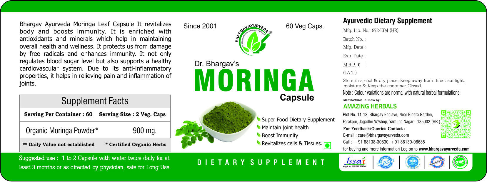 Dr.Bhargav’s Moringa Capsules