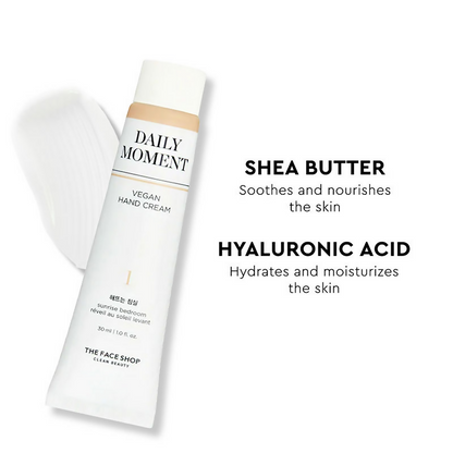 The Face Shop Daily Moment Vegan Hand Cream - Korean Skincare