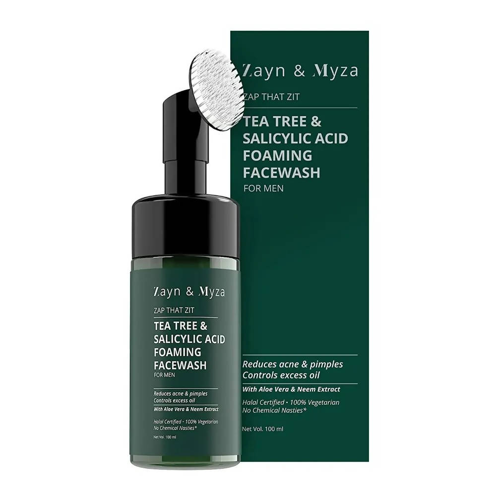 zayn myza tea tree salicylic acid foaming face wash buy in usa