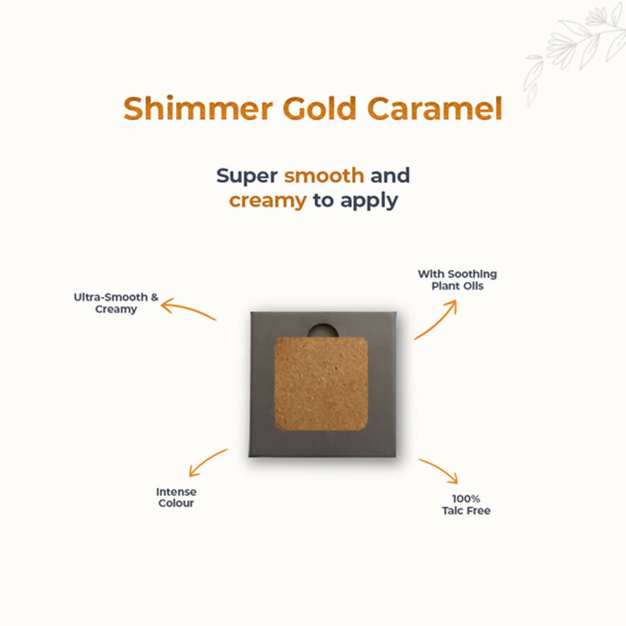Disguise Satin Smooth Eyeshadow Squares - Shimmer Gold Caramel 203