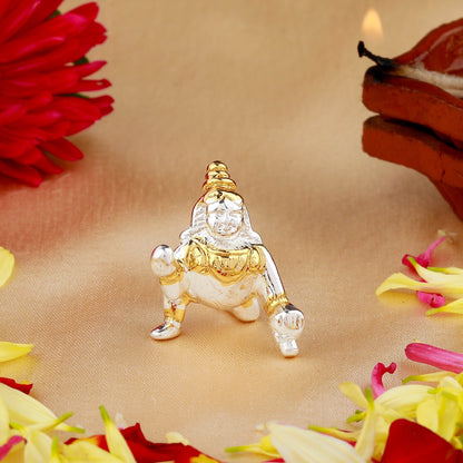 Buy Estele Gold-Polished Divine Bal Lord Krishna Idol for Home/Car Decor