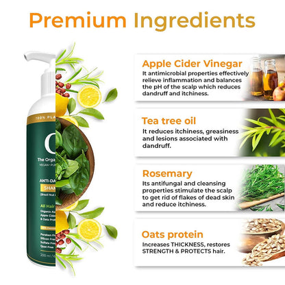 The Organic Forest Anti-Dandruff Shampoo - Drmedicart