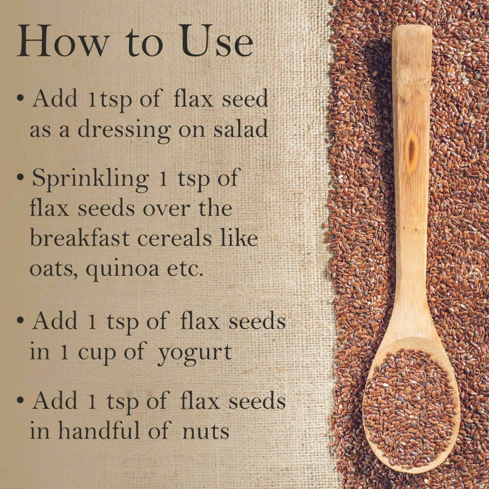 Nutriorg Organic Raw Flaxseeds