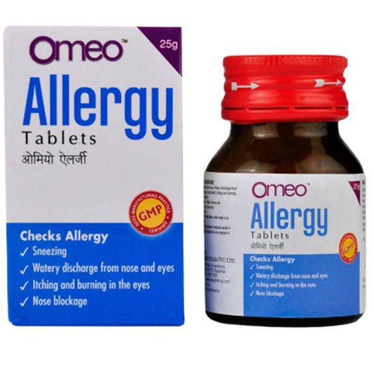 Buy Bjain Homeopathy Omeo Allergy Tablets from DrMediCart, Ship from India to USA
