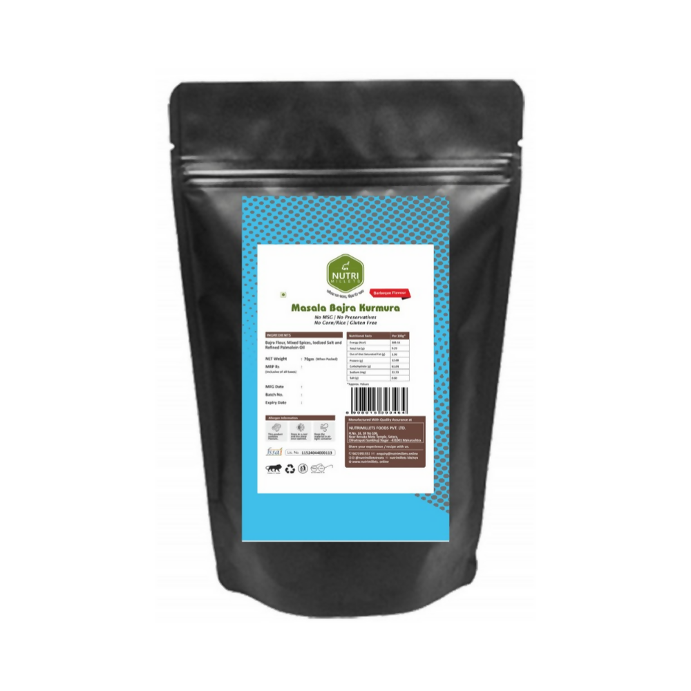 Nutrimillets Masala Bajra Kurmura