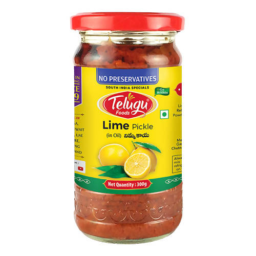 Buy Telugu Foods Lime In Oil Pickle from DrMediCart, Ship from India to USA