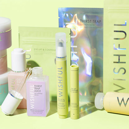 Wishful By Huda Beauty Eye Lift & Contour 1% Bakuchiol & Peptide Serum Refill - Korean Skincare