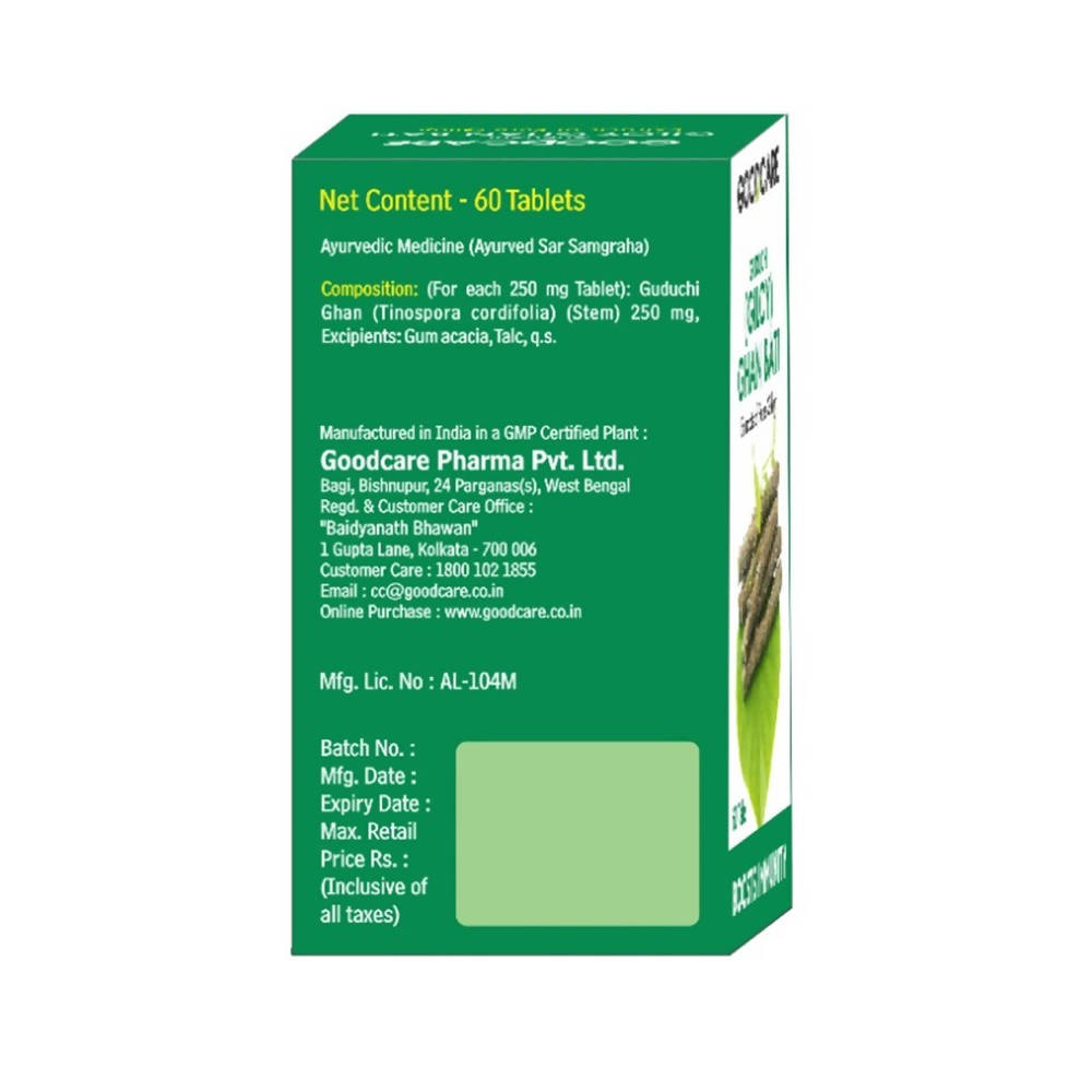 Goodcare Guduchi (Giloy) Ghan Bati Tablets