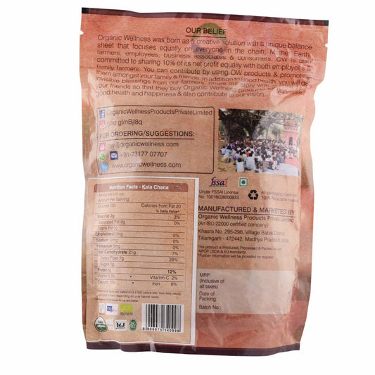 Buy Organic Wellness Kala Chana from DrMediCart, Ship from India to USA