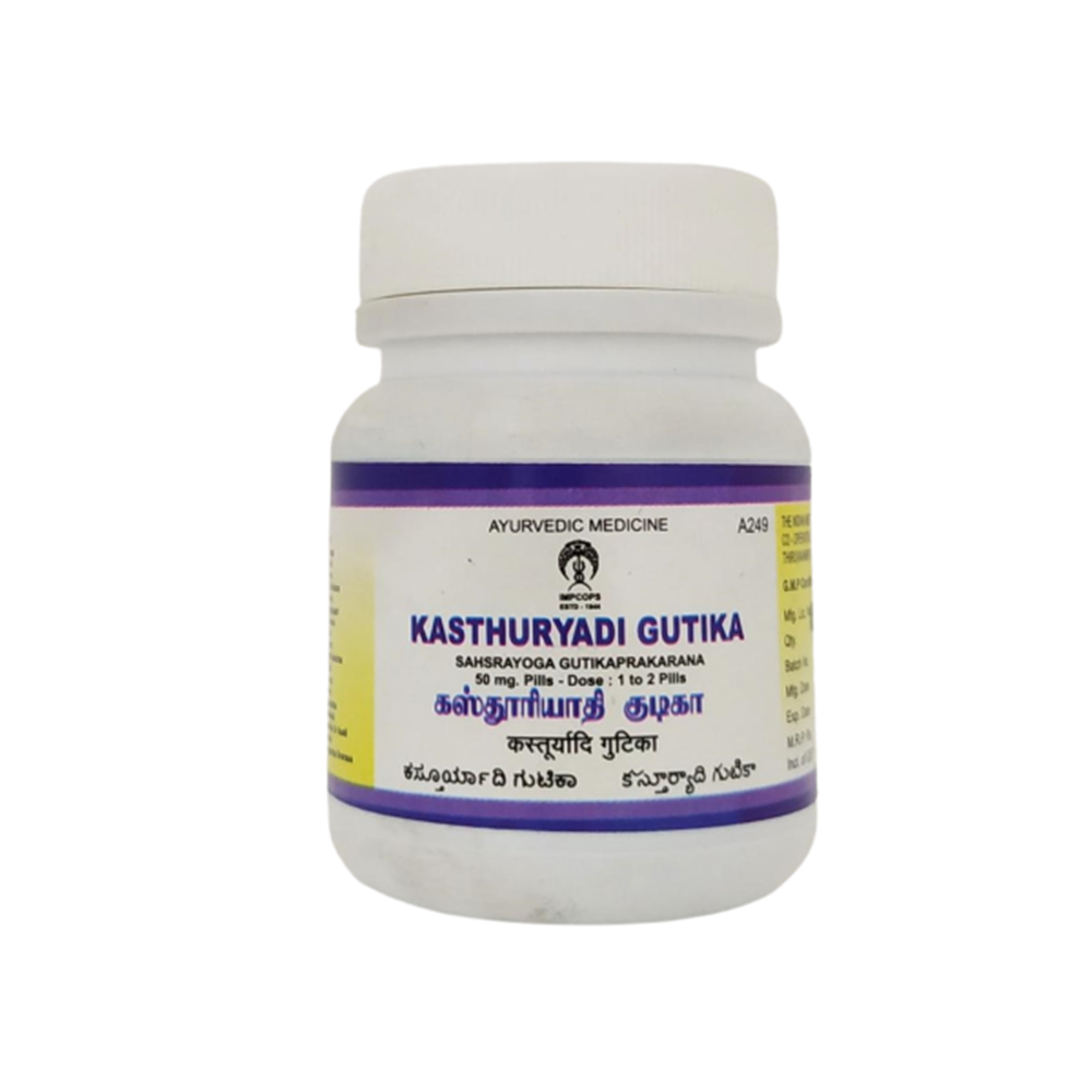Impcops Ayurveda Kasthuryadi Gutika Tablets