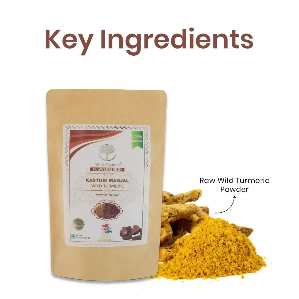 Wild Organic Kasturi Manjal Wild Turmeric Powder