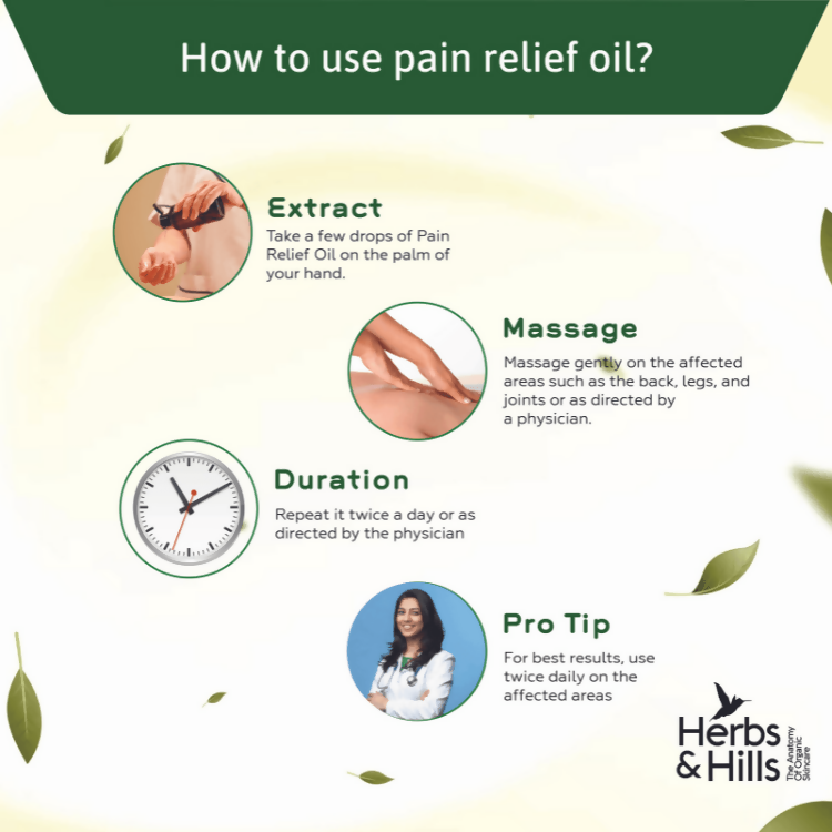 Herbs & Hills Pain Relief Oil