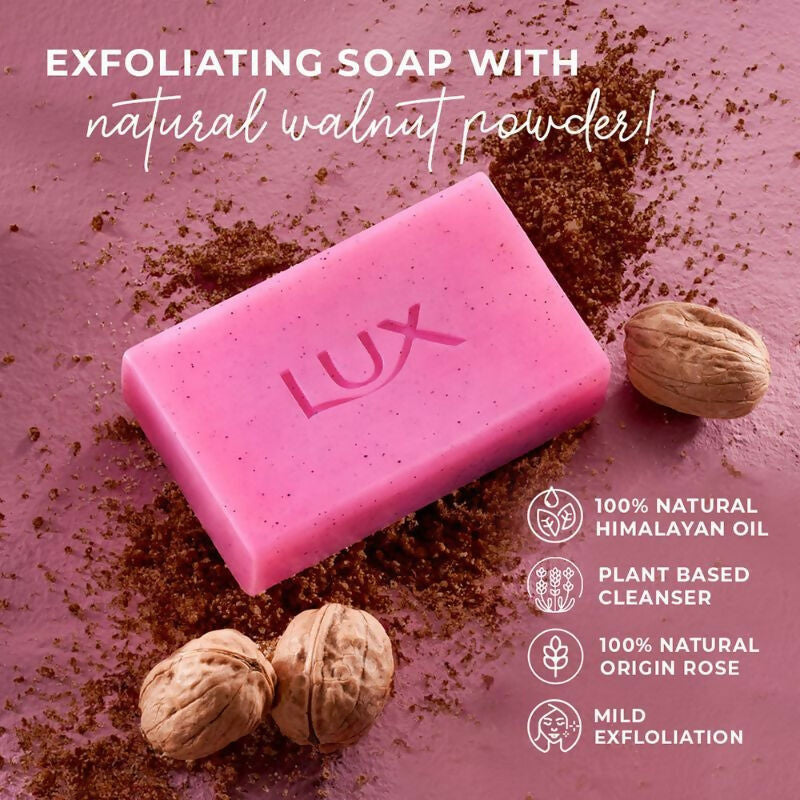 Lux Essence Of Himalayas Rose & Aloe Vera Exfoliating Soap