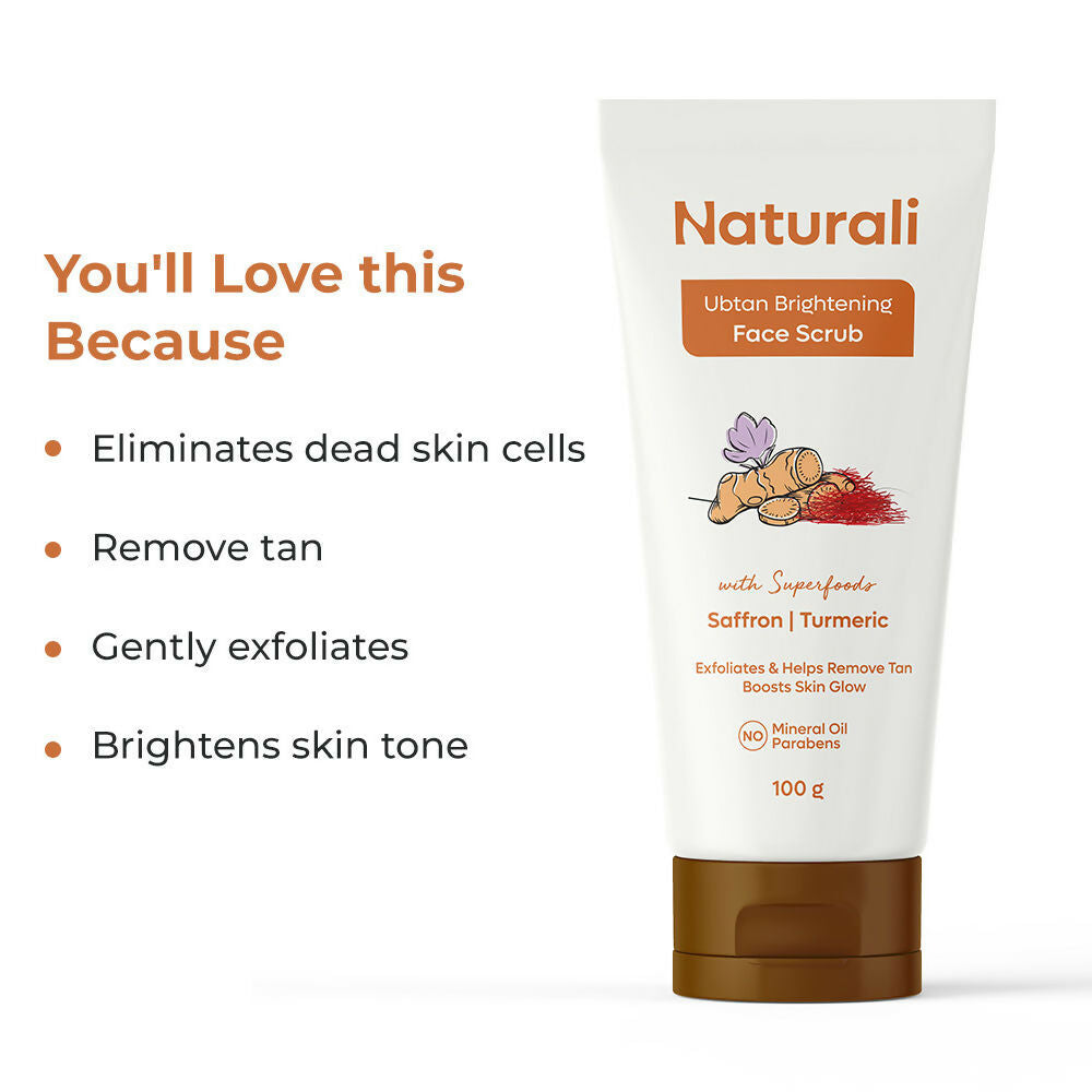 Naturali Ubtan Brightening Face Scrub
