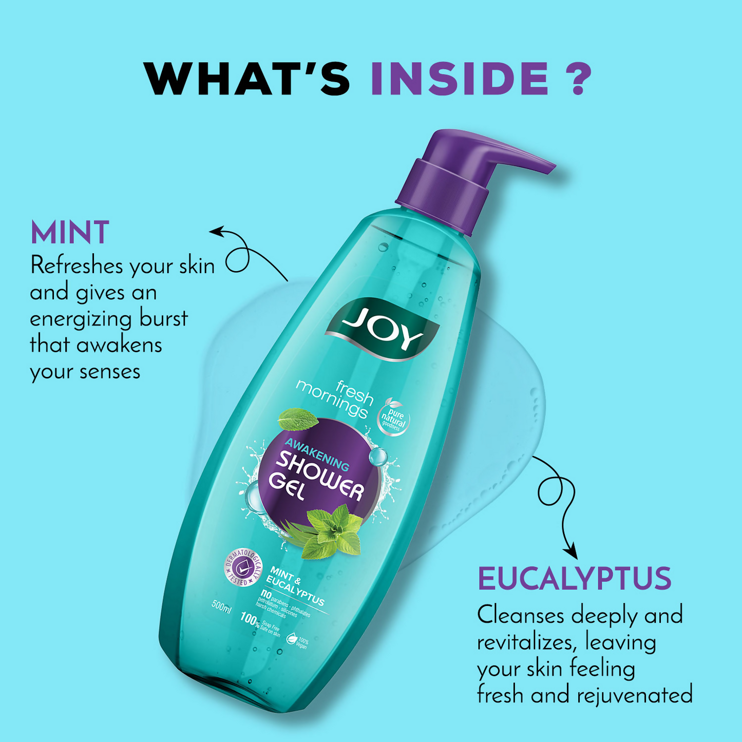 Joy Awakening Cooling Shower Gel Body Wash