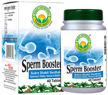 Buy Basic Ayurveda Sperm Booster Tablets from DrMediCart, Ship from India to USA