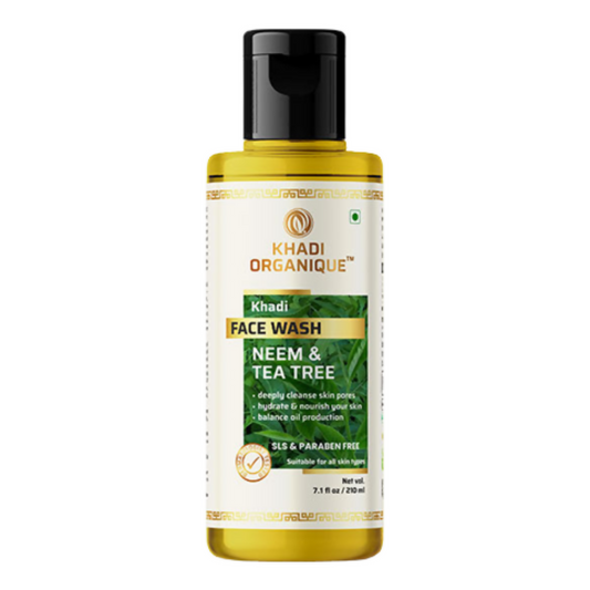 Buy Khadi Organique Neem & Tea Tree Face Wash from DrMediCart, Ship from India to USA