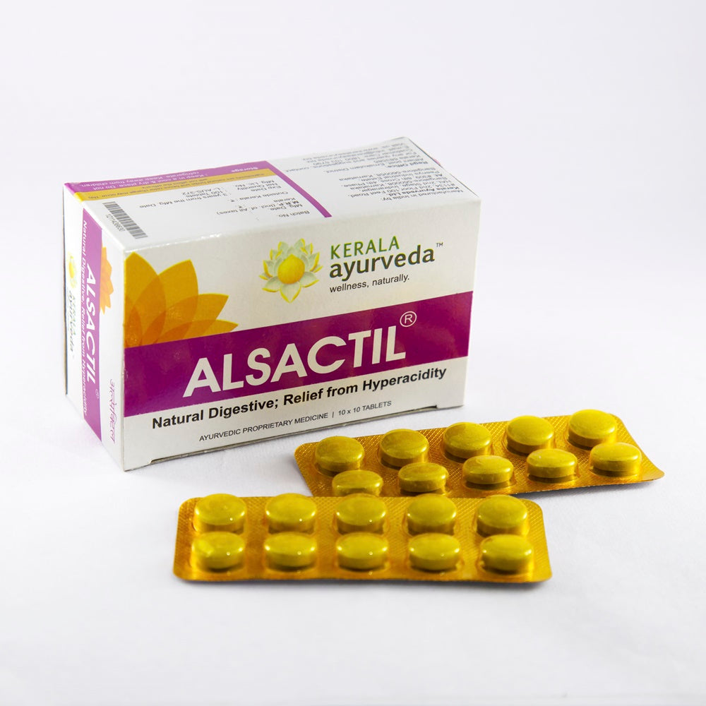 Buy Kerala Ayurveda Alsactil Tablets from DrMediCart, Ship from India to USA
