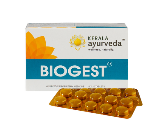 Buy Kerala Ayurveda Biogest Tablets from DrMediCart, Ship from India to USA