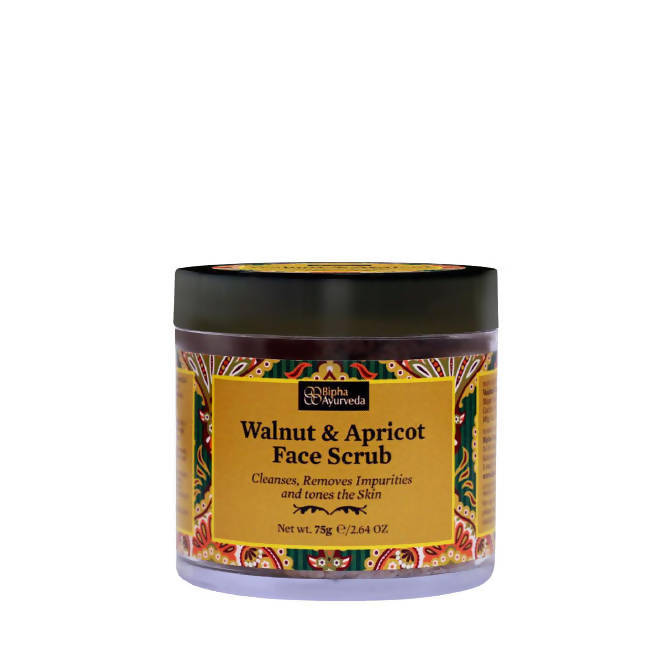 Bipha Ayurveda Walnut & Apricot Face Scrub - DrMediCart