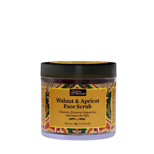 Bipha Ayurveda Walnut & Apricot Face Scrub - DrMediCart
