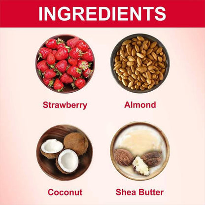 Bodyherbals Hydrating Skin Booster Strawberry Natural Moisturising Lotion