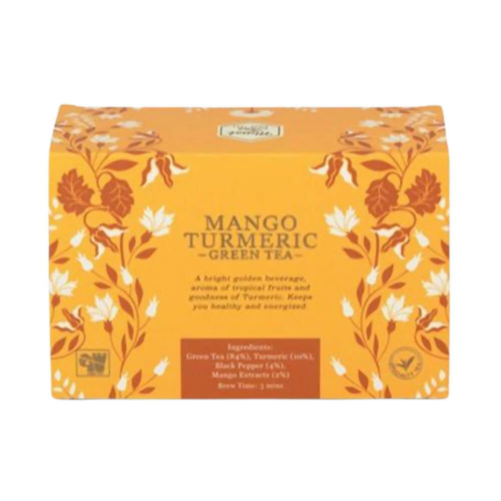 Mittal Teas Mango Turmeric Green Tea - Eco Friendly Bags
