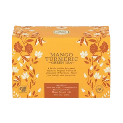 Mittal Teas Mango Turmeric Green Tea - Eco Friendly Bags
