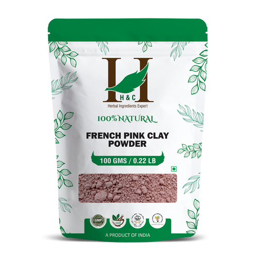 H&C Herbal French Pink Clay Powder