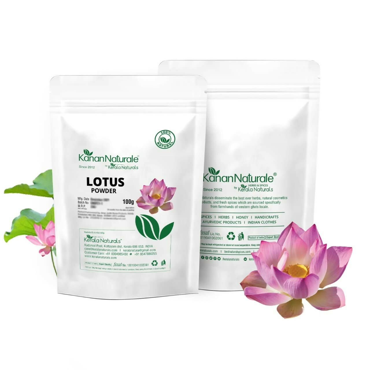 Kerala Naturals Lotus Powder