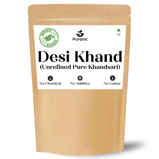 Puranic Desi Khand | Unrefined  Khandsari