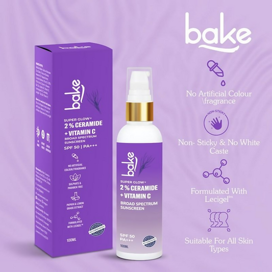 Buy Bake 2% Ceramide + Vitamin C Sunscreen Spf 50 Pa+++ from DrMediCart, Ship from India to USA