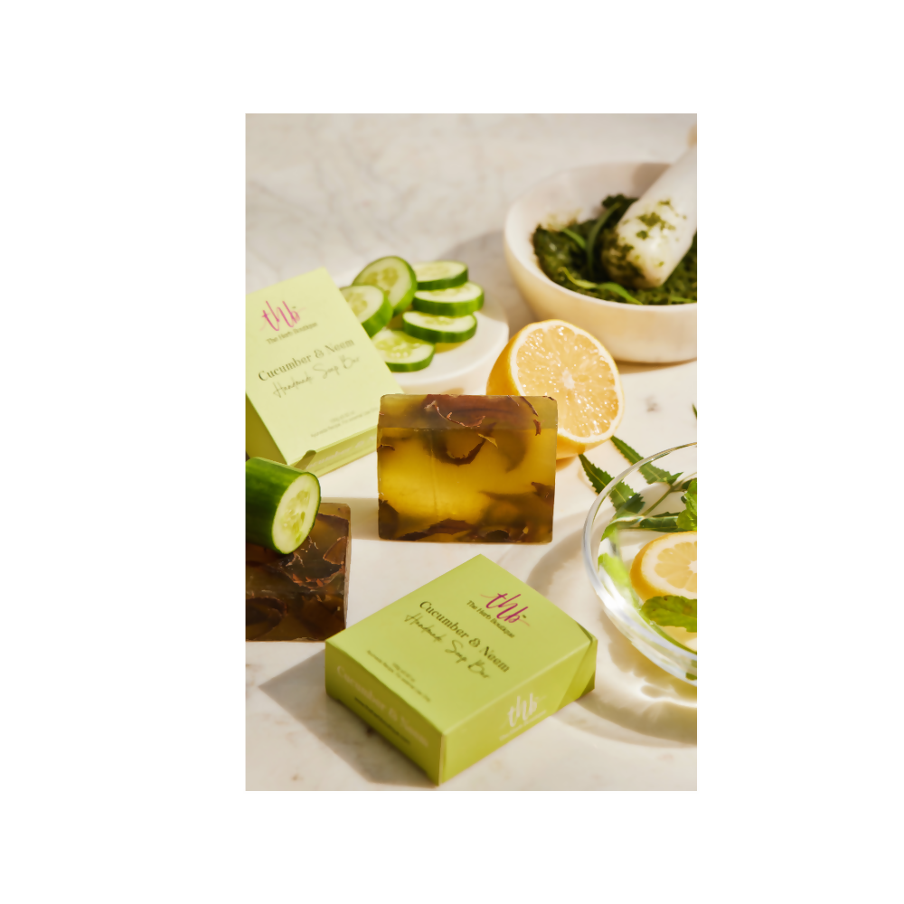 The Herb Boutique Cucumber And Neem Glycerine Soap Bar - Drmedicart