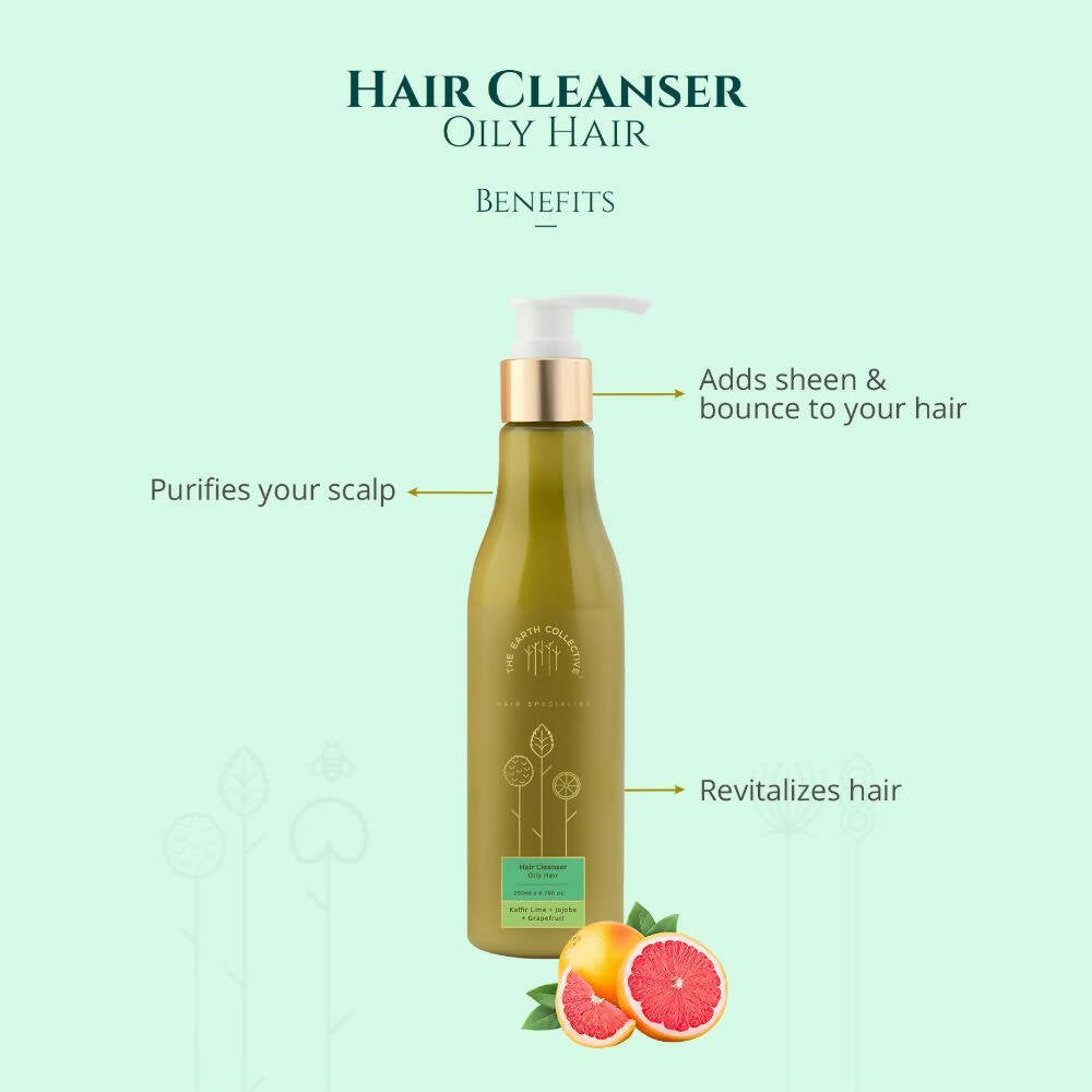 The Earth Collective Hair Cleanser - Oily Hair- Shampoo - Drmedicart