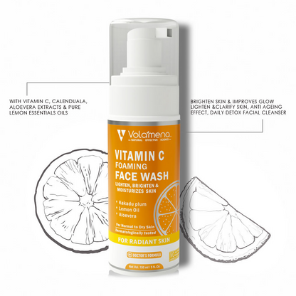 Volamena Vitamin C Lighten And Brighten Foaming Face Wash