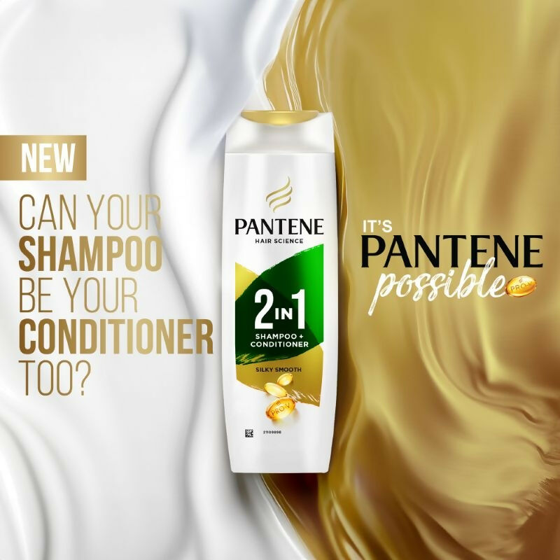 Pantene 2 In 1 Silky Smooth Care Shampoo + Conditioner