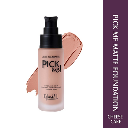 Glam21 Pick Me Matte Foundation - Cheese Cake
