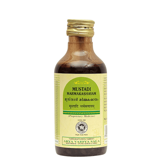 Buy Kottakkal Arya Vaidyasala - Mustadi Marma Kashayam from DrMediCart, Ship from India to USA