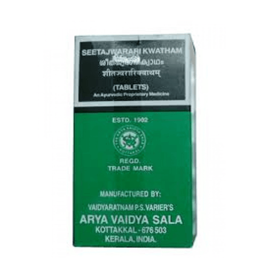 Buy Kottakkal Arya Vaidyasala - Seethajwarari Kwatham (Tablet) from DrMediCart, Ship from India to USA