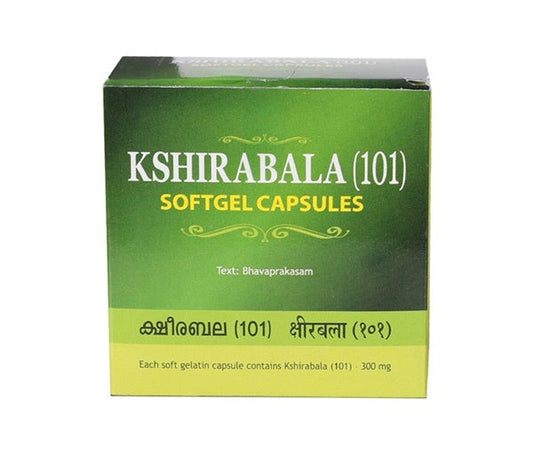 Buy Kottakkal Arya Vaidyasala - Kshirabala (101) Soft Gel Capsule from DrMediCart, Ship from India to USA