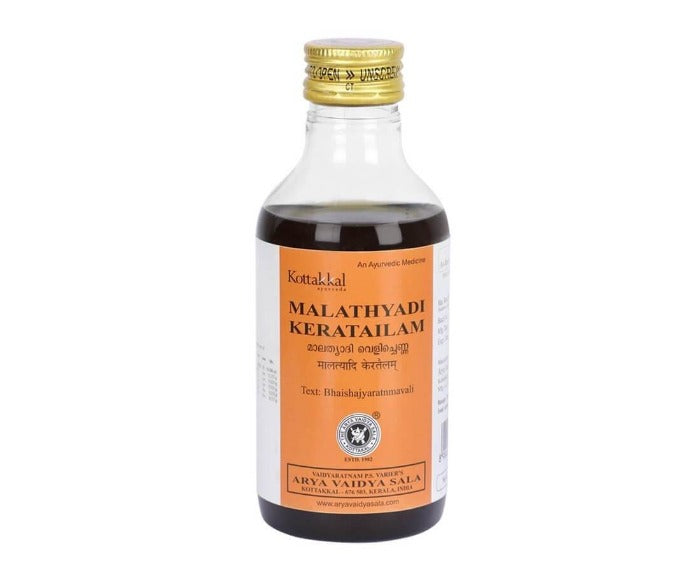 Buy Kottakkal Arya Vaidyasala - Malathyadi Kera Thailam from DrMediCart, Ship from India to USA
