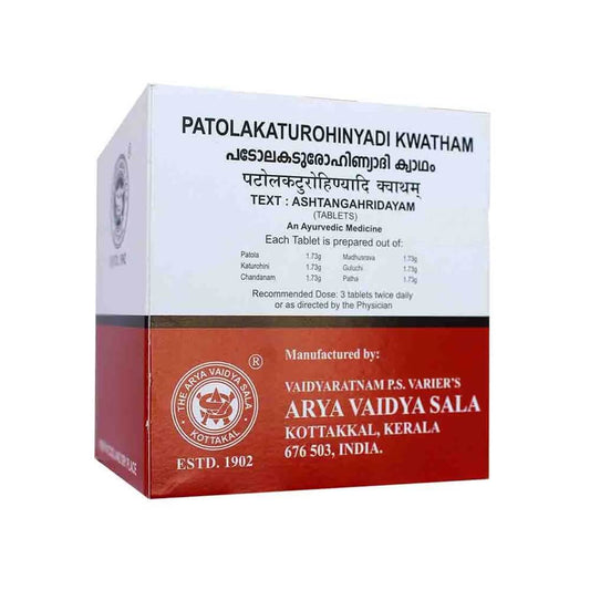Buy Kottakkal Arya Vaidyasala - Patolakaturohinyadi Kwatham from DrMediCart, Ship from India to USA