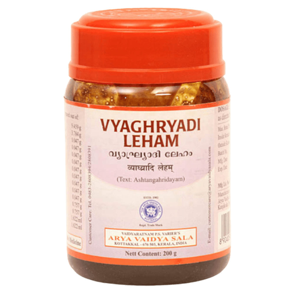 Buy Kottakkal Arya Vaidyasala - Vyaghryadi Leham from DrMediCart, Ship from India to USA