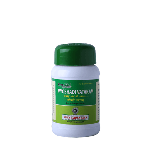 Buy Kottakkal Arya Vaidyasala - Vyoshadi Vatakam from DrMediCart, Ship from India to USA