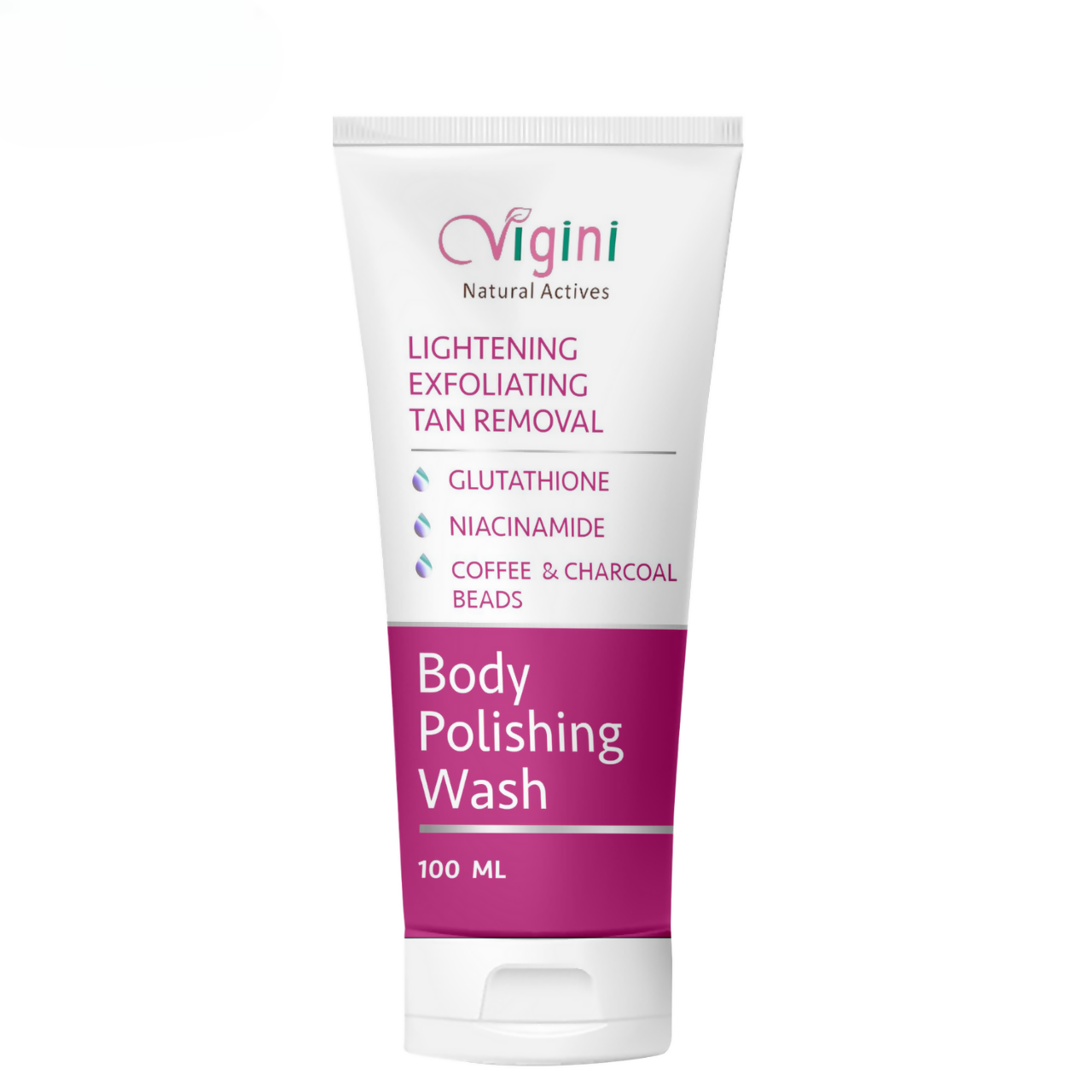 Vigini Skin Lightening Brightening Body Polishing Wash for Men Women