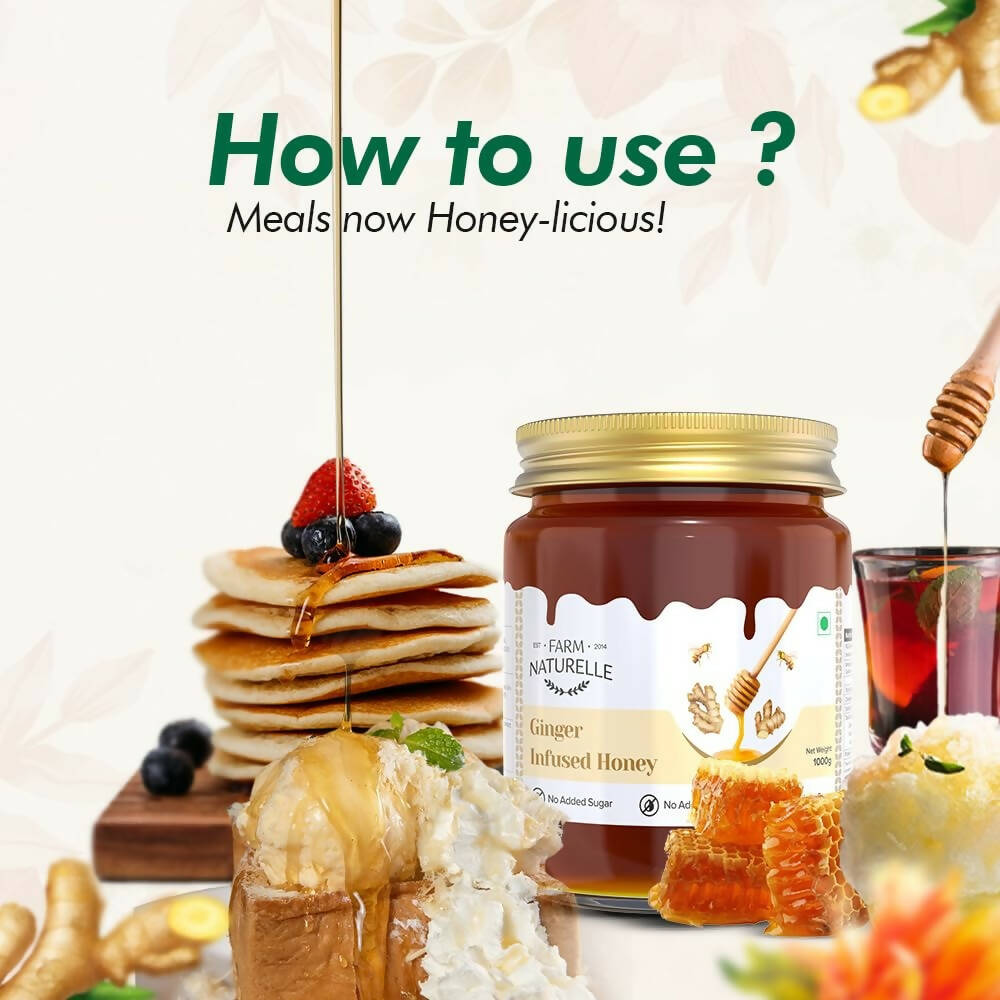 Farm Naturelle Ginger Infused Honey