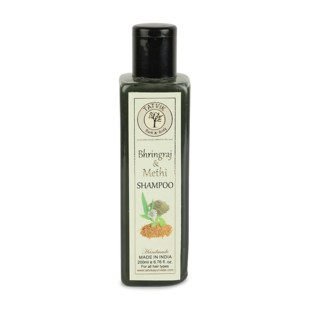 Buy Tatvik Ayurveda Bhringraj & Methi Shampoo from DrMediCart, Ship from India to USA