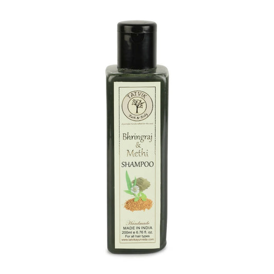 Buy Tatvik Ayurveda Bhringraj & Methi Shampoo from DrMediCart, Ship from India to USA