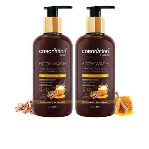 Coronation Herbal Honey and Sandal Body Wash
